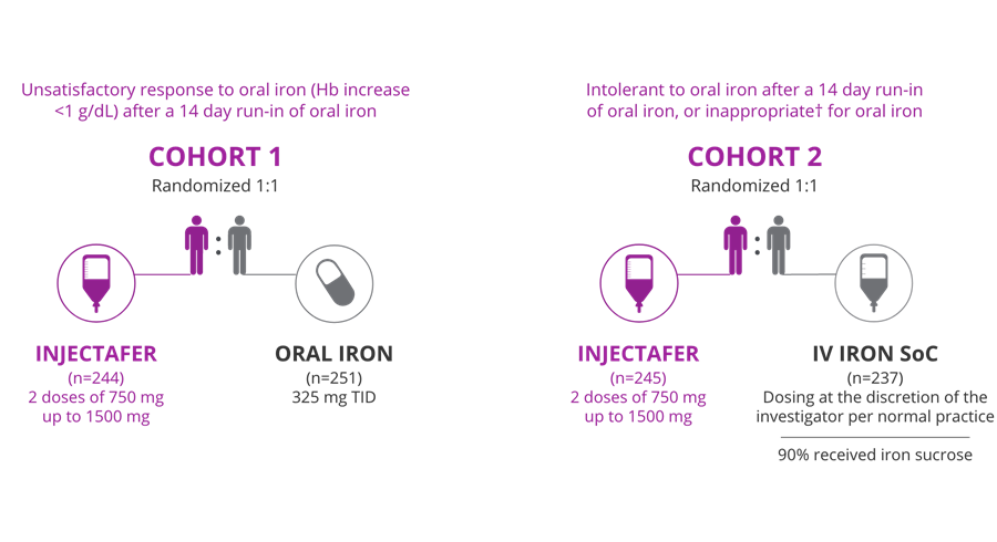 INJECTAFER® VS. Oral Iron & IV Iron SoC | INJECTAFER® HCP